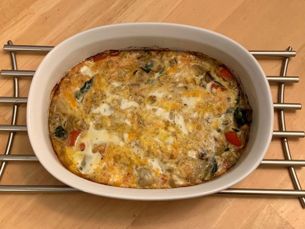 Vegetable Egg Bake Marinated with Joy