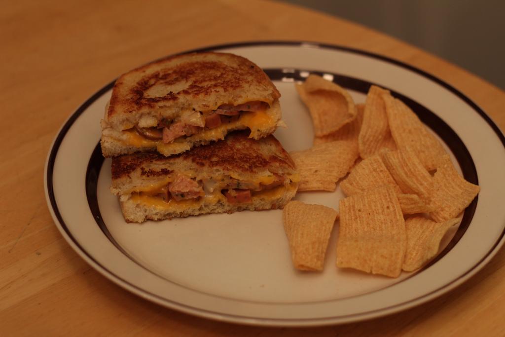 Protein Grilled Cheese Marinated with Joy